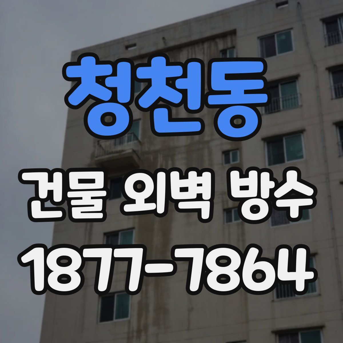 청천동 건물 외벽 방수
