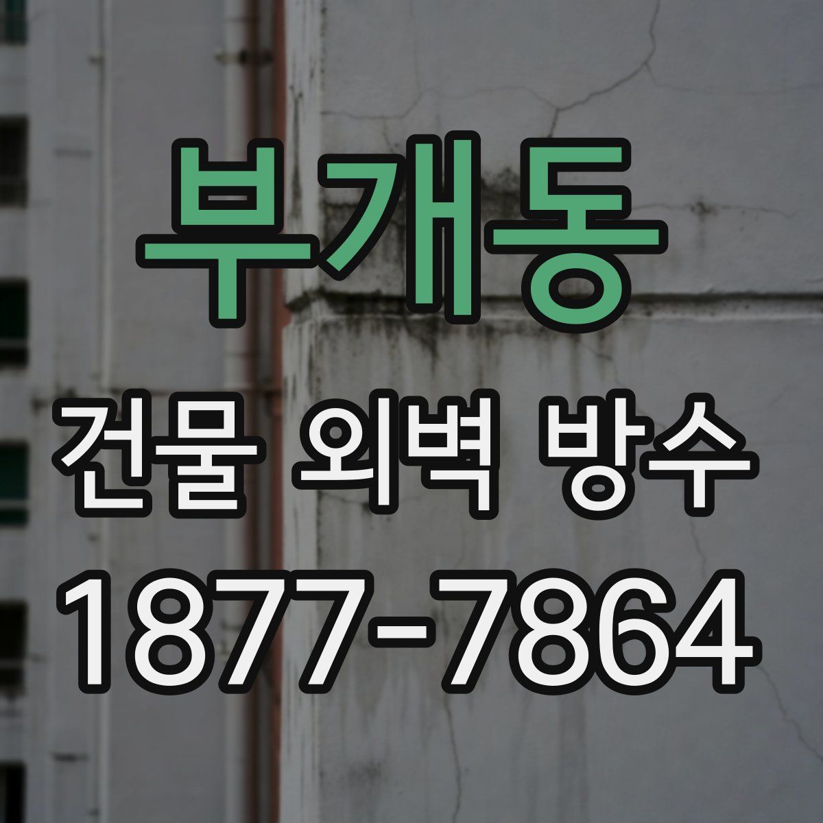 부개동 건물 외벽 방수