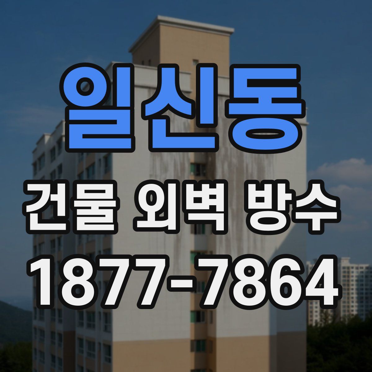 일신동 건물 외벽 방수