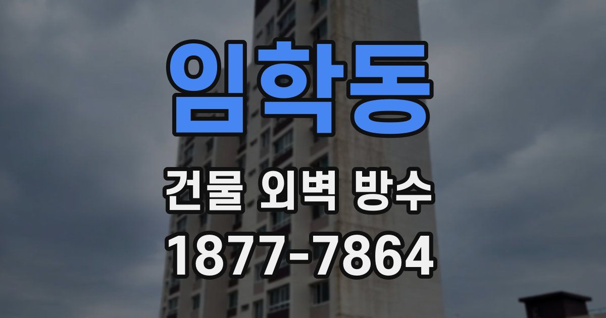 임학동 건물 외벽 방수
