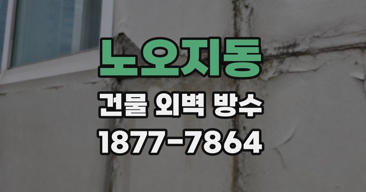 노오지동 건물 외벽 방수