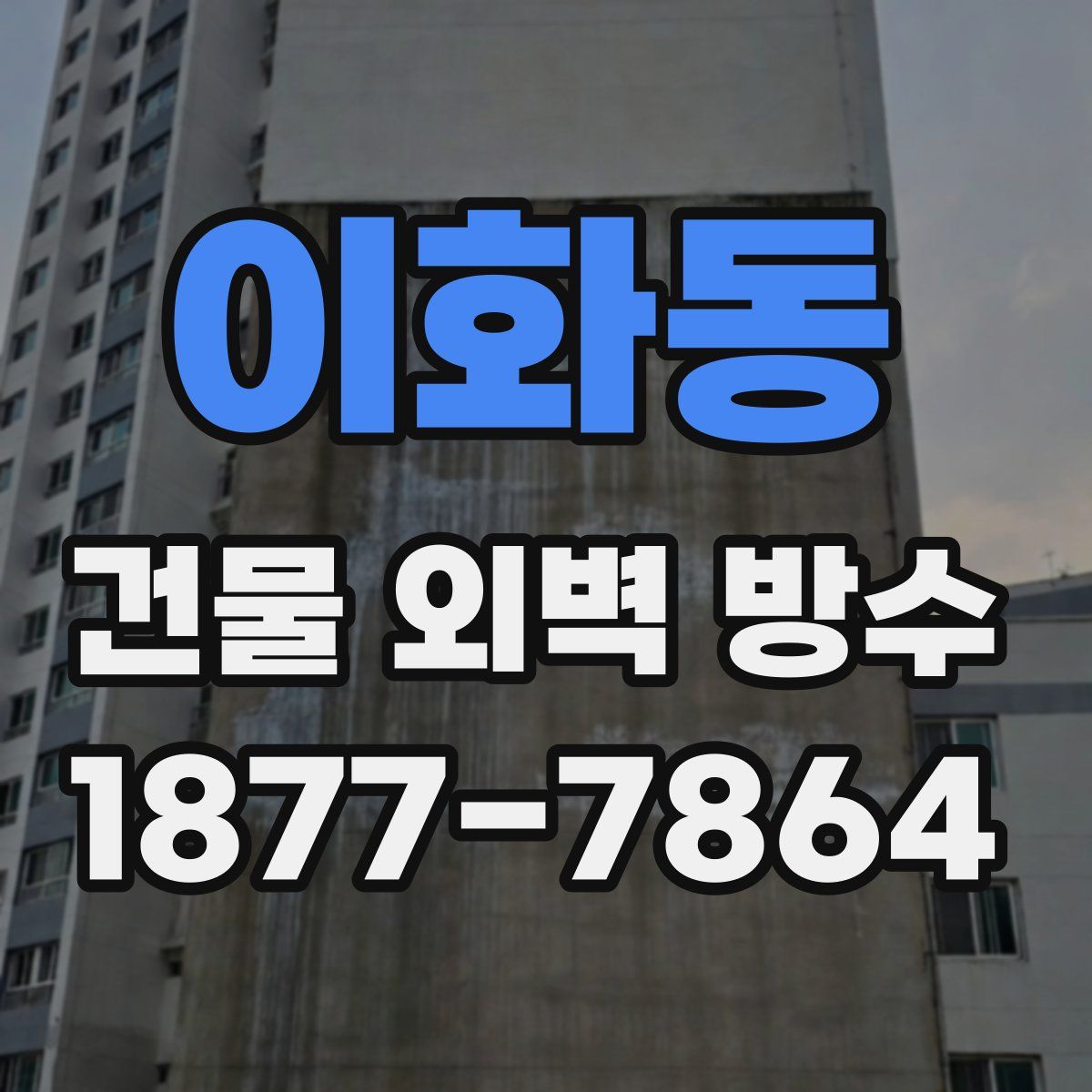 이화동 건물 외벽 방수