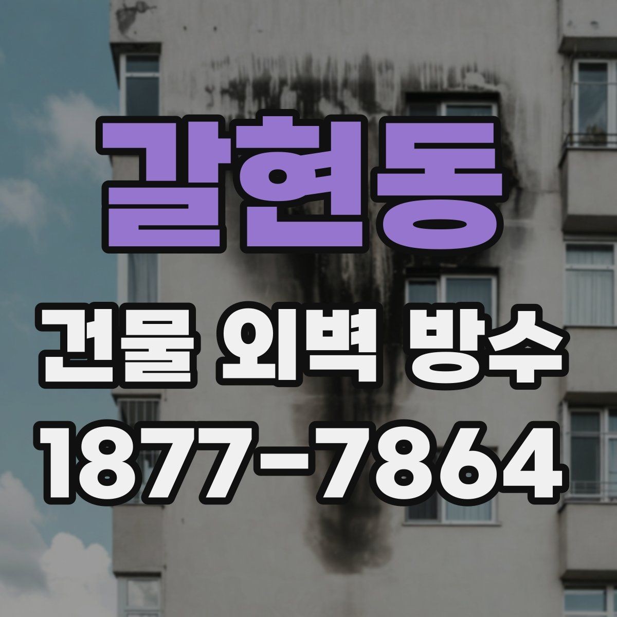 갈현동 건물 외벽 방수 공사 후 유지관리 팁