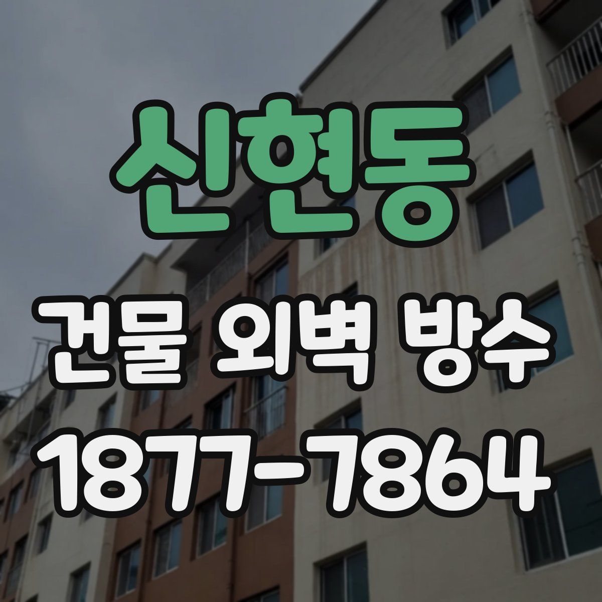 신현동 건물 외벽 방수