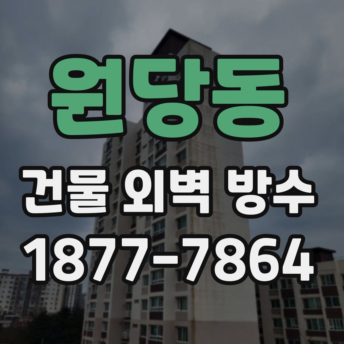 원당동 건물 외벽 방수