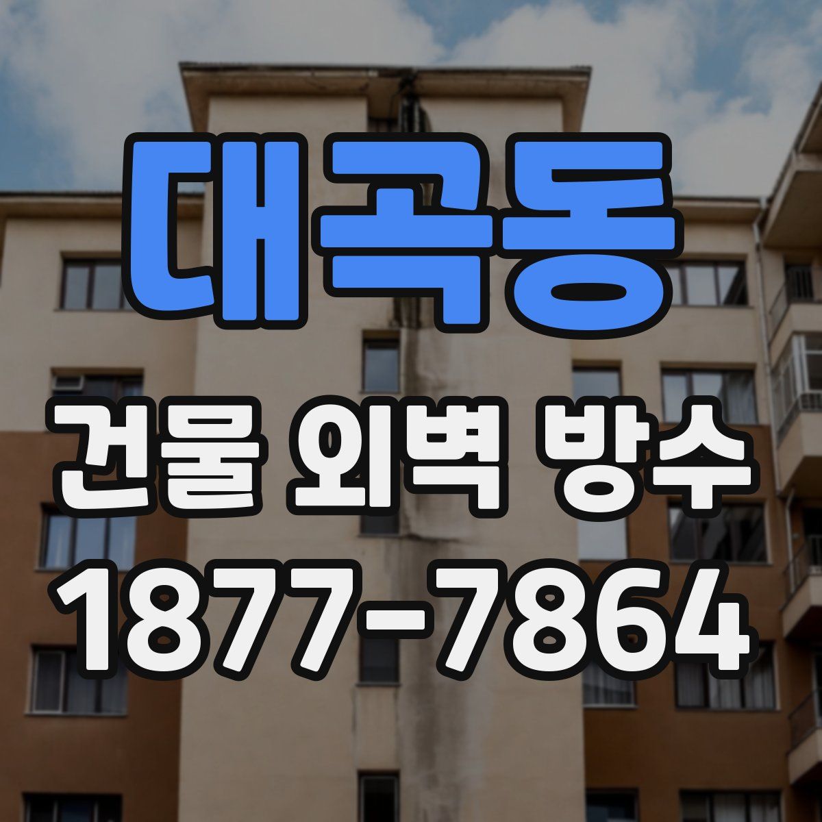대곡동 건물 외벽 방수