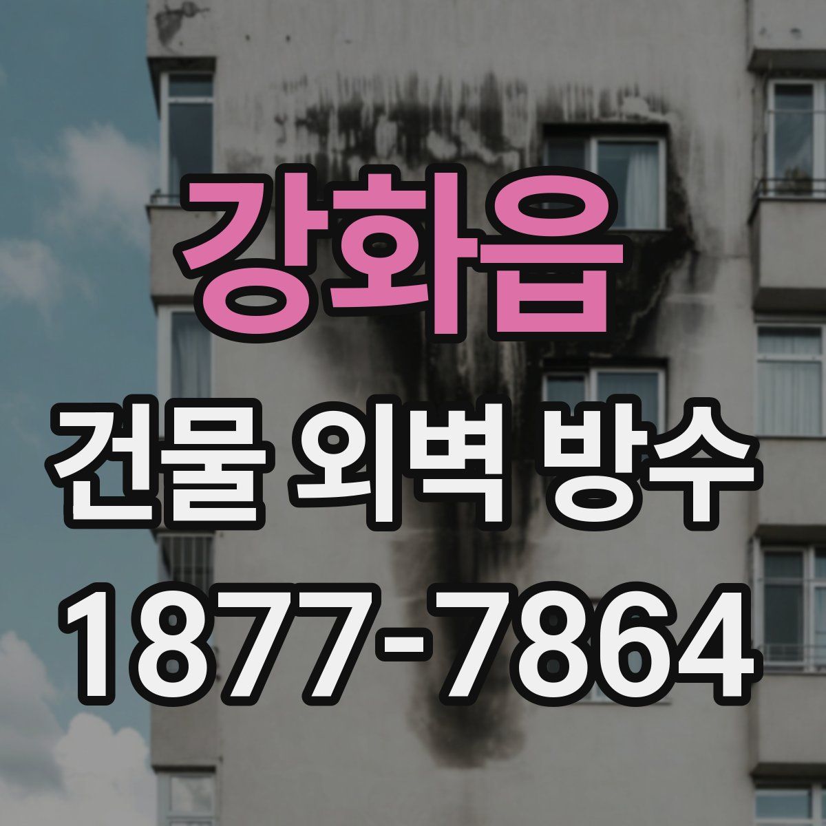 강화읍 건물 외벽 방수