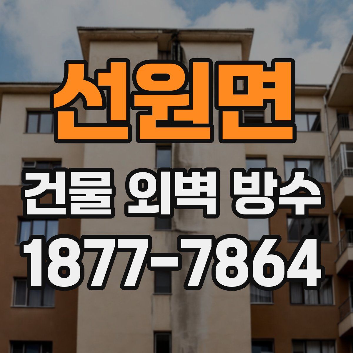 선원면 건물 외벽 방수