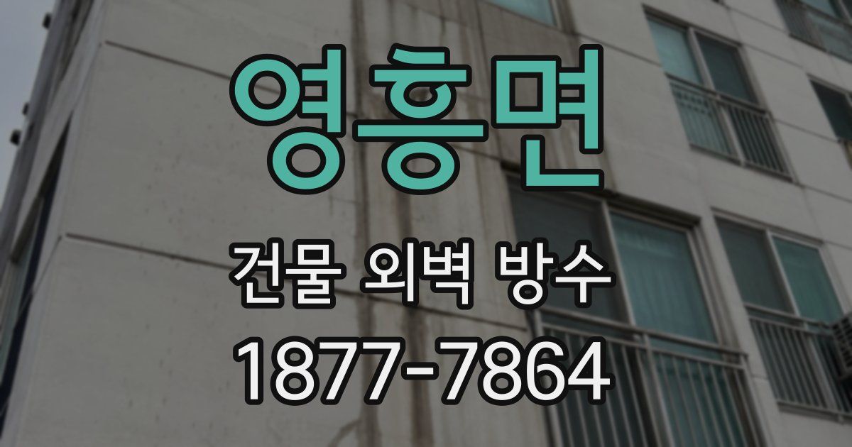 영흥면 건물 외벽 방수