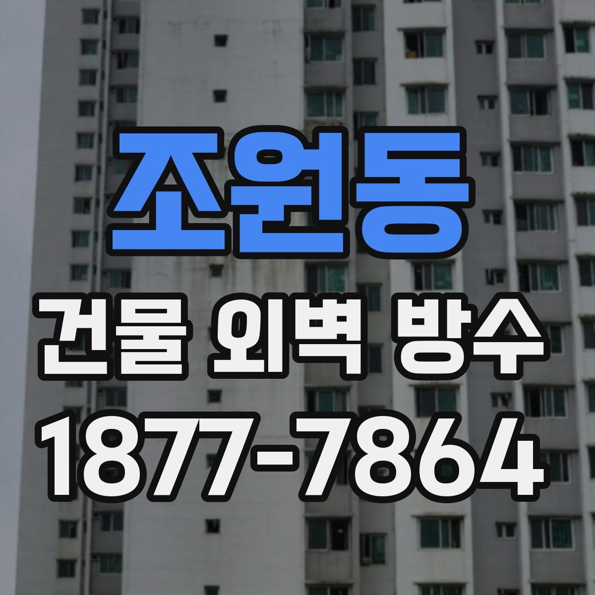 조원동 건물 외벽 방수