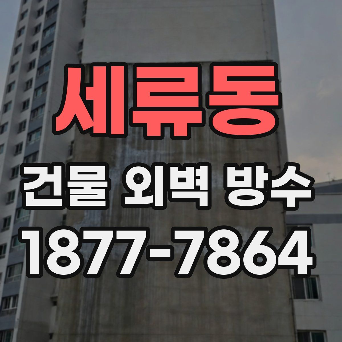 세류동 건물 외벽 방수