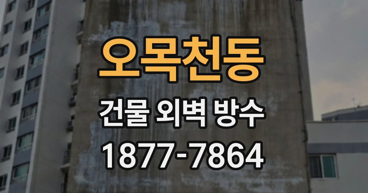 오목천동 건물 외벽 방수