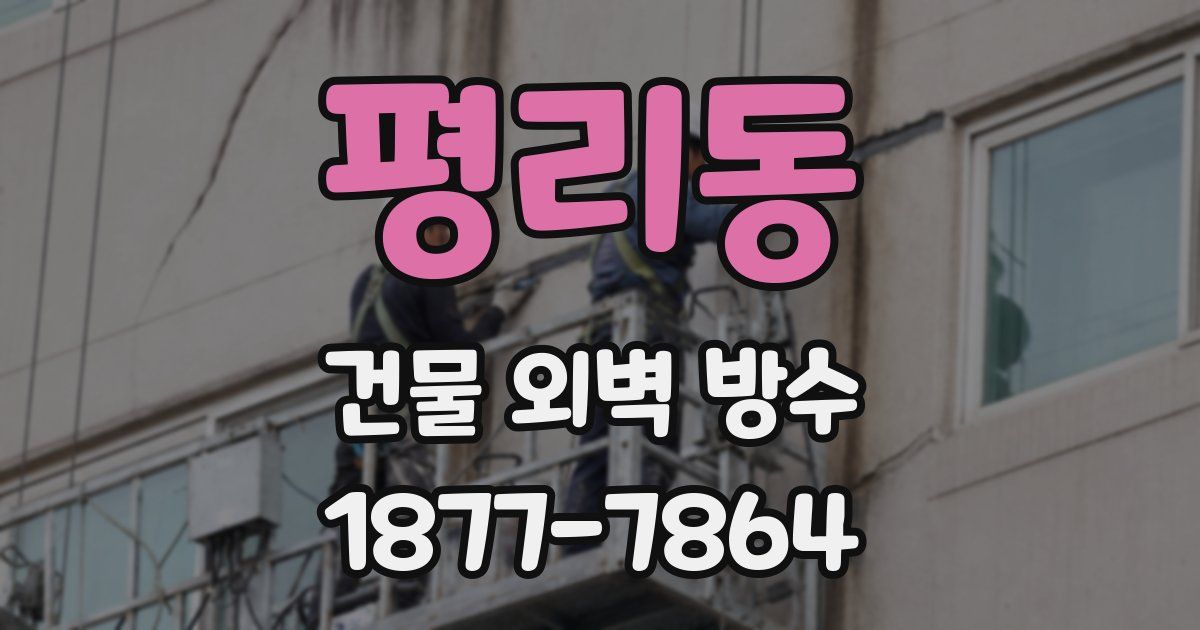 평리동 건물 외벽 방수