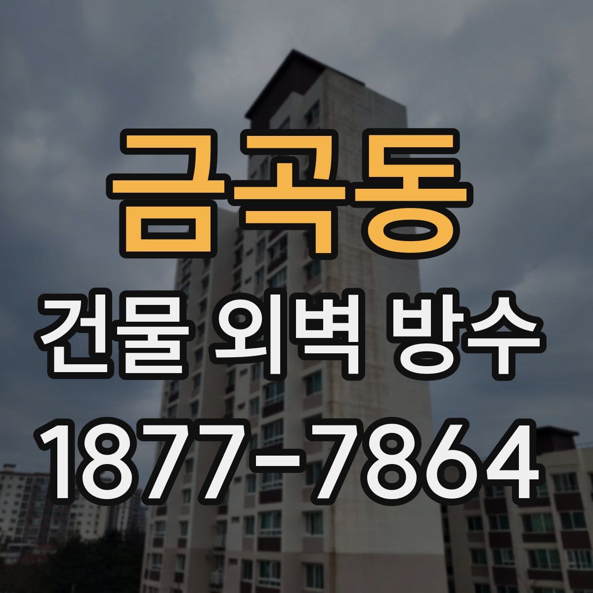 금곡동 건물 외벽 방수