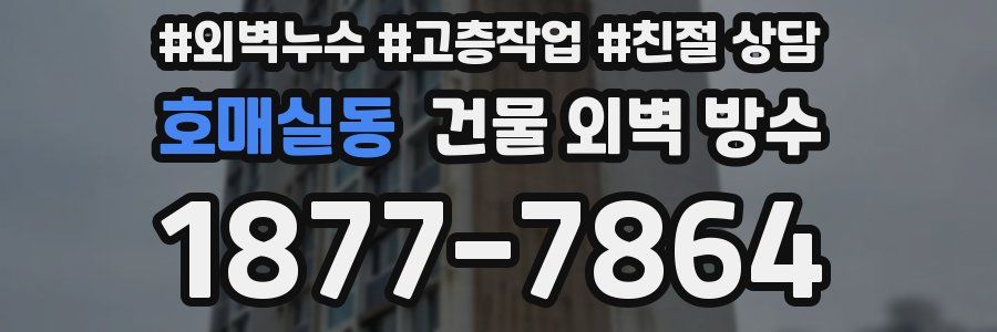 호매실동 건물 외벽 방수