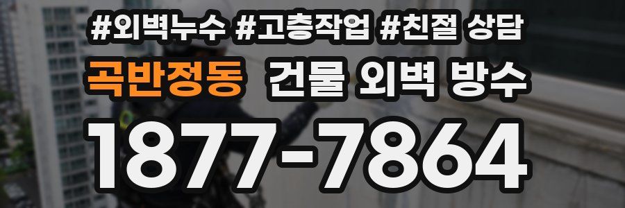 곡반정동 건물 외벽 방수