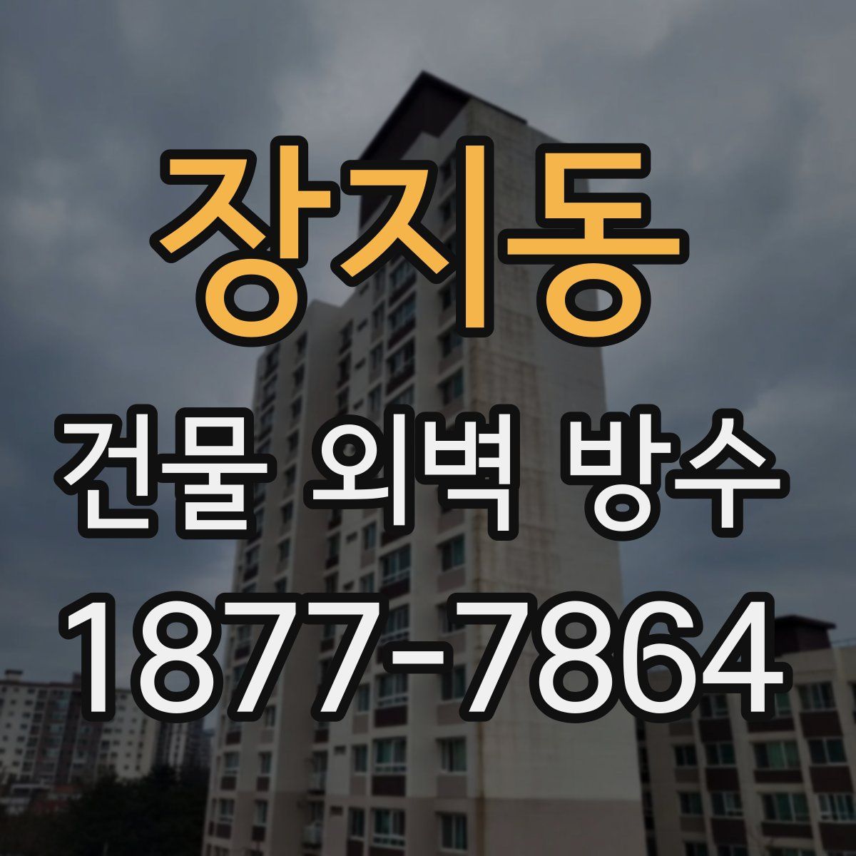 장지동 건물 외벽 방수