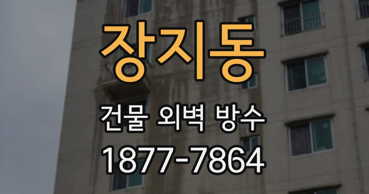 장지동 건물 외벽 방수