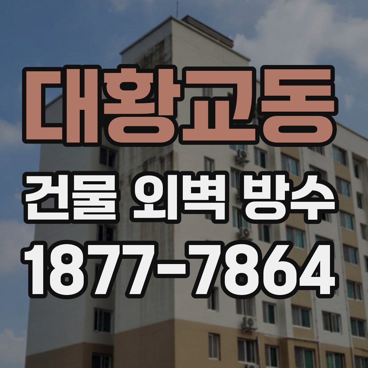 대황교동 건물 외벽 방수