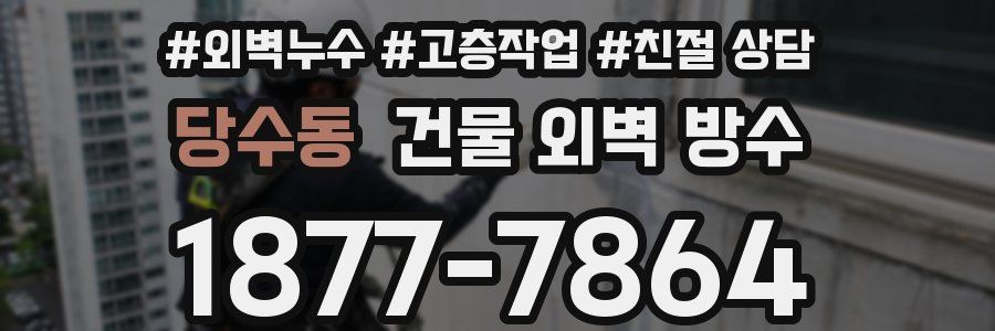 당수동 건물 외벽 방수