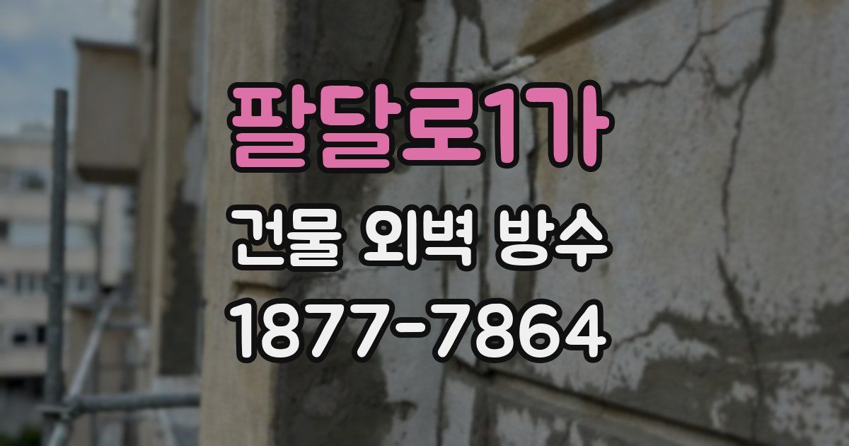 팔달로1가 건물 외벽 방수