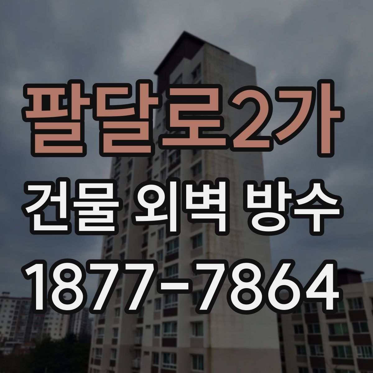 팔달로2가 건물 외벽 방수