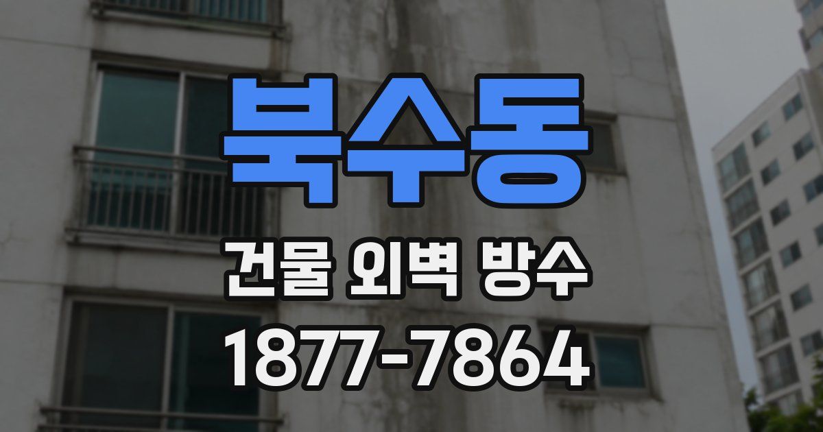 북수동 건물 외벽 방수