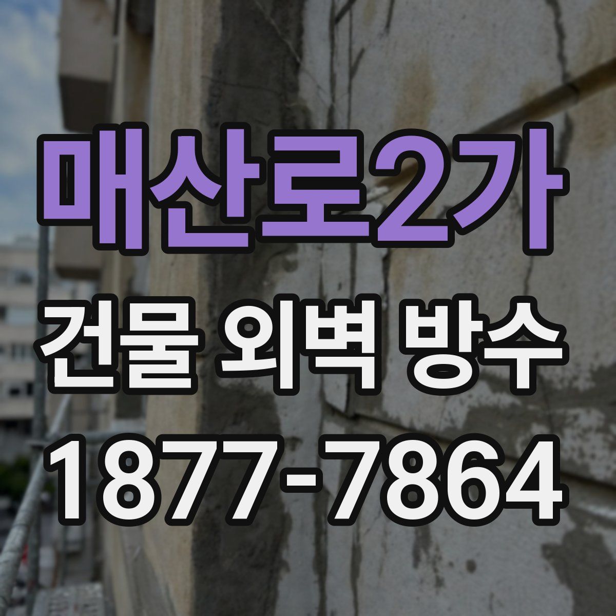 매산로2가 건물 외벽 방수