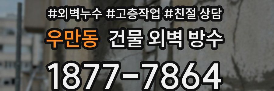 우만동 건물 외벽 방수