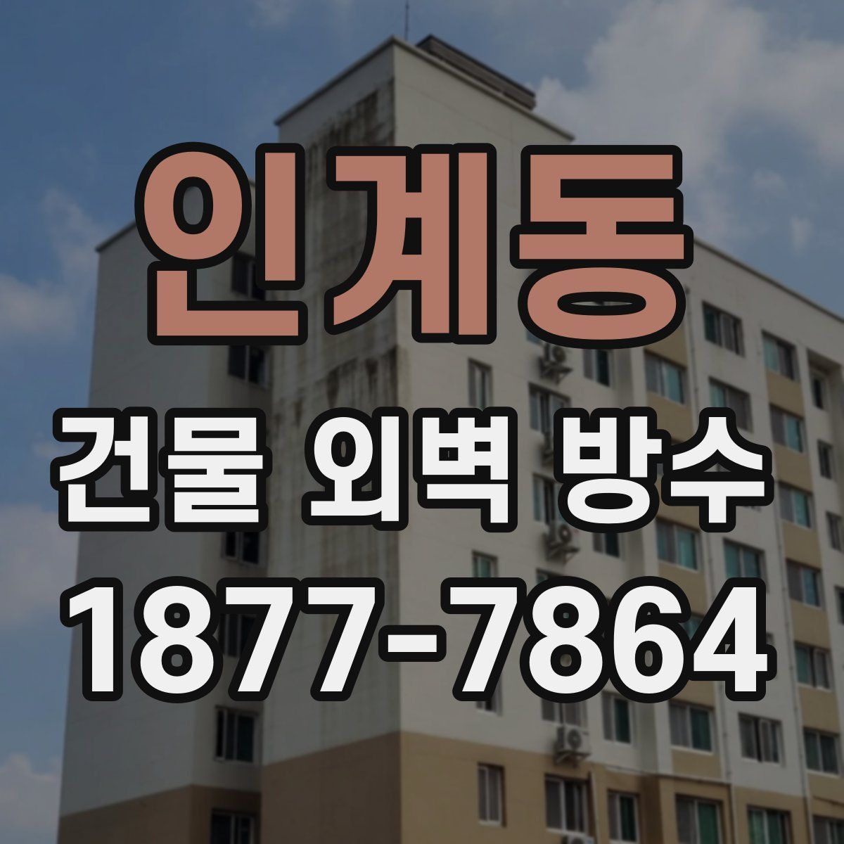 인계동 건물 외벽 방수