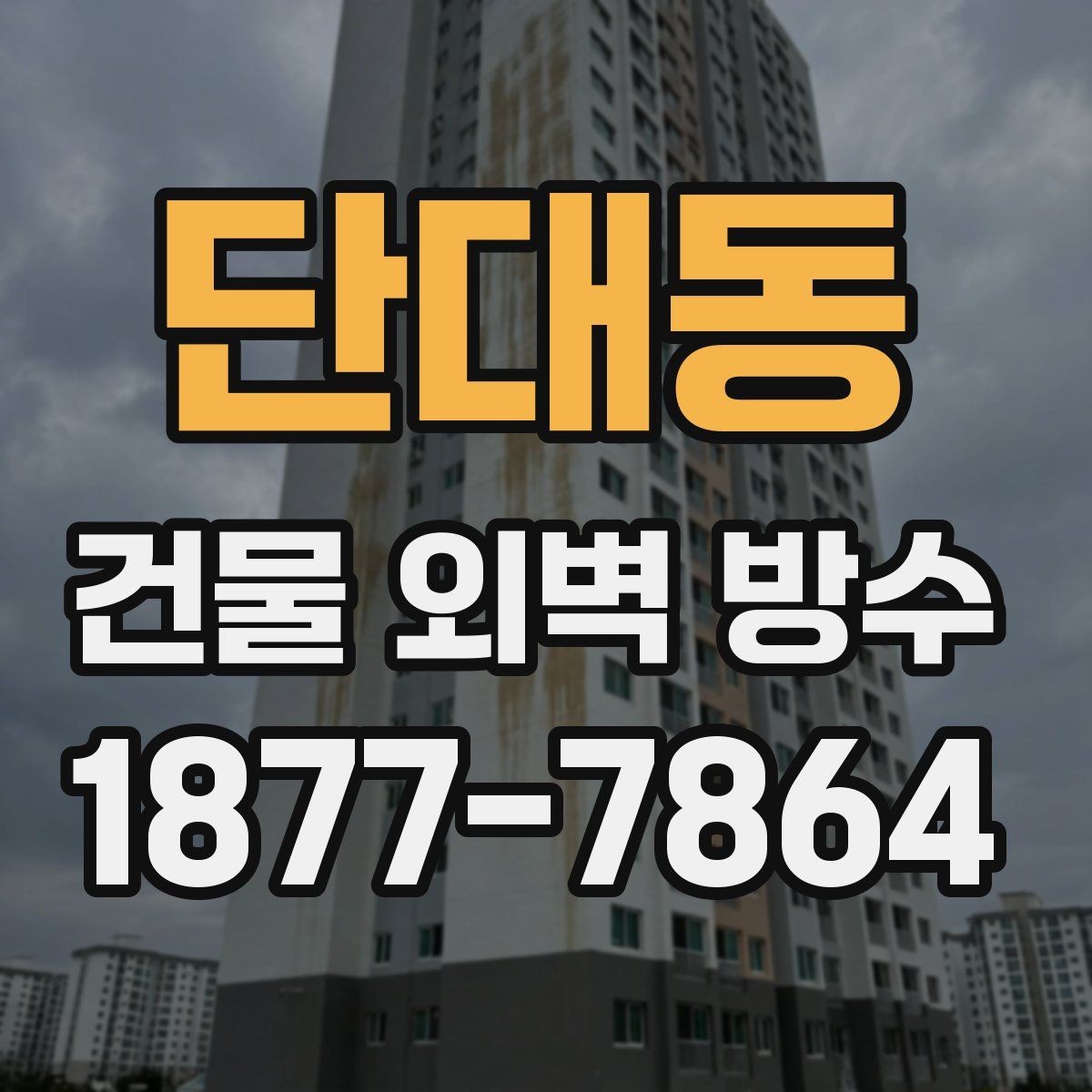 단대동 건물 외벽 방수 공사 전 확인할 점