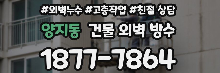 양지동 건물 외벽 방수