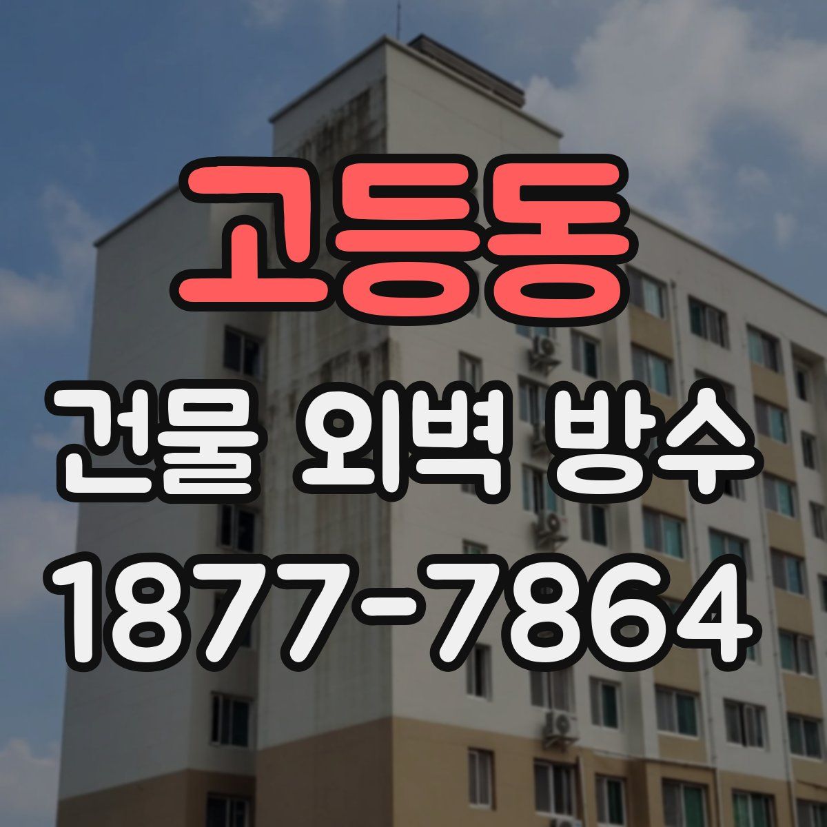 고등동 건물 외벽 방수