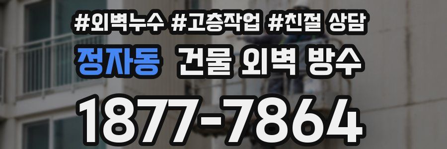정자동 건물 외벽 방수