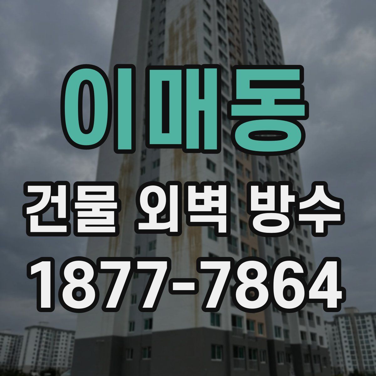 이매동 건물 외벽 방수
