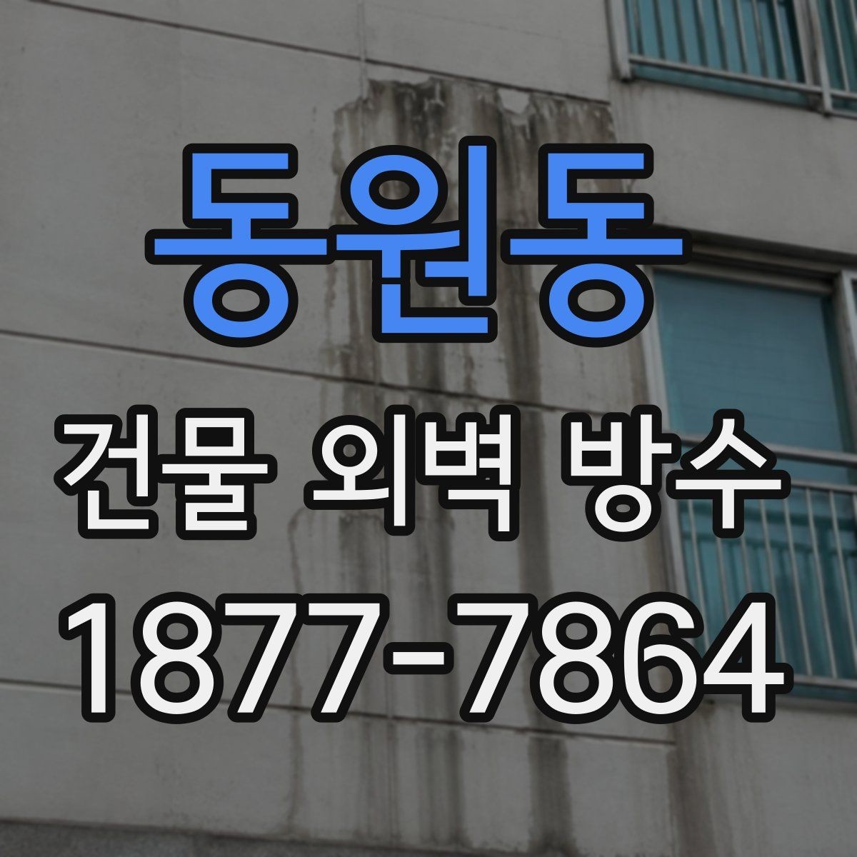 동원동 건물 외벽 방수 견적이 달라지는 이유