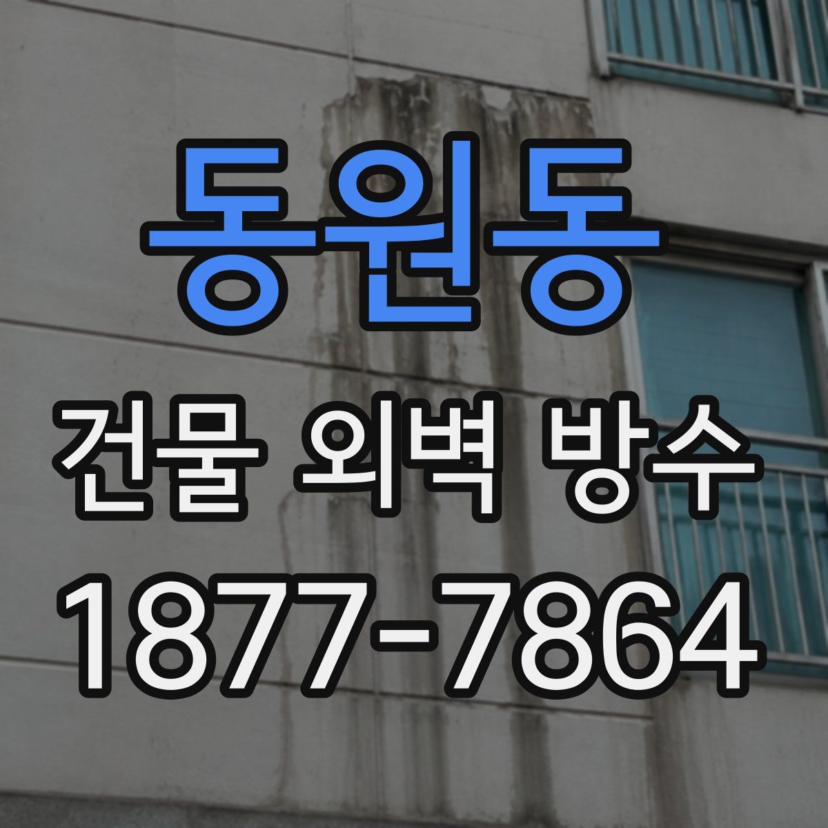 동원동 건물 외벽 방수