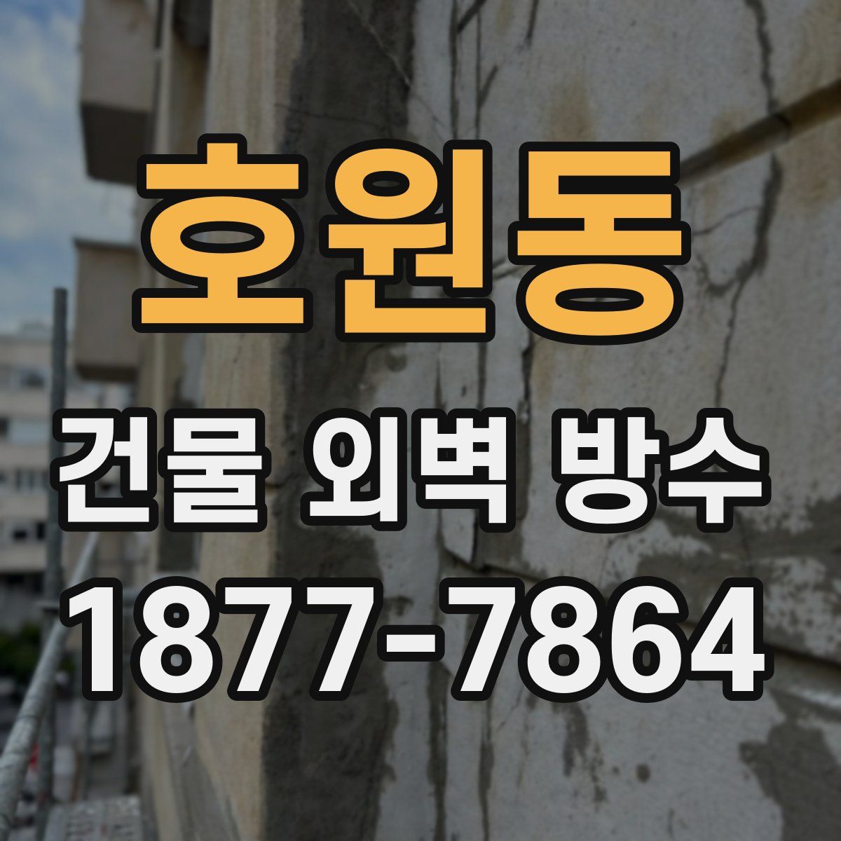 호원동 건물 외벽 방수