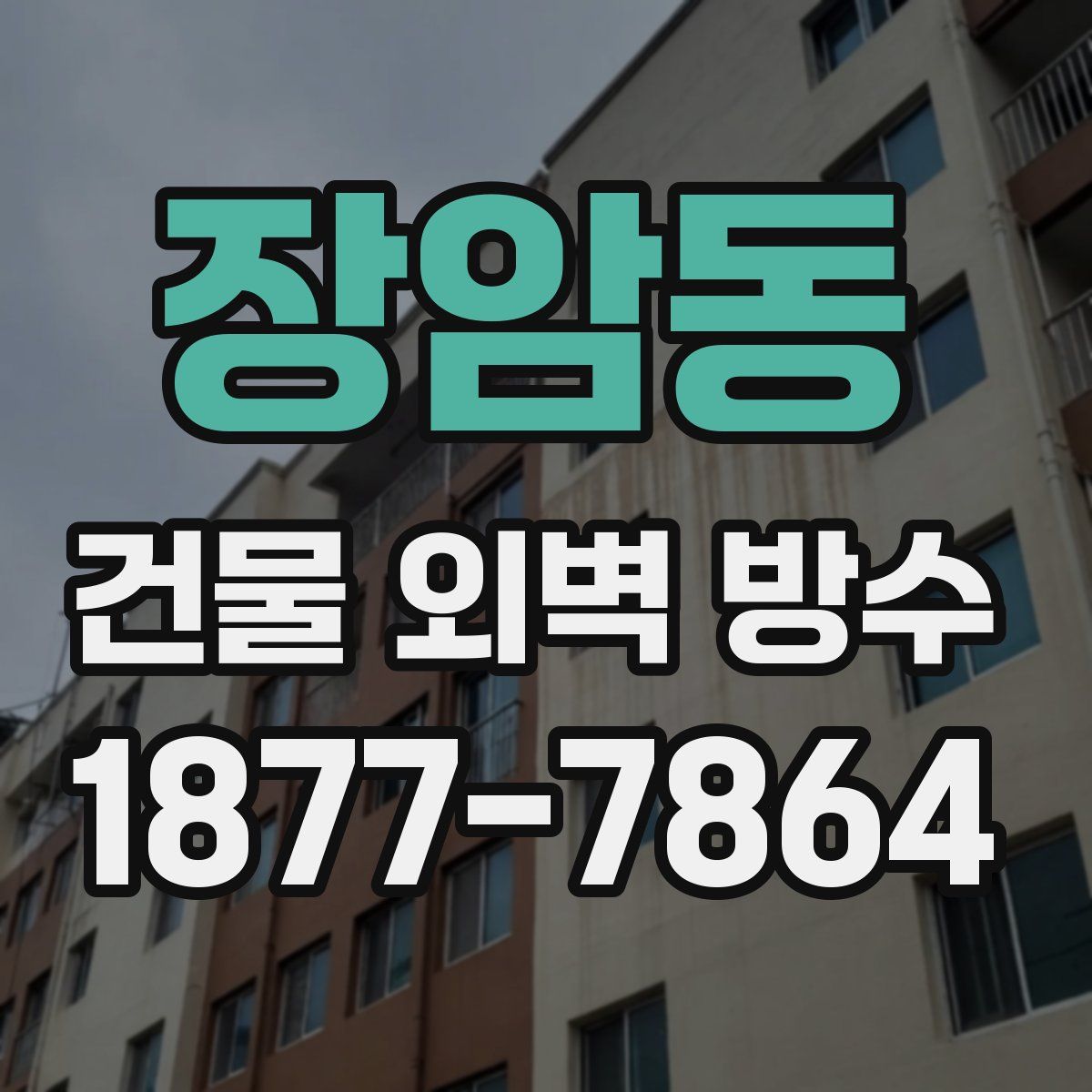 장암동 건물 외벽 방수