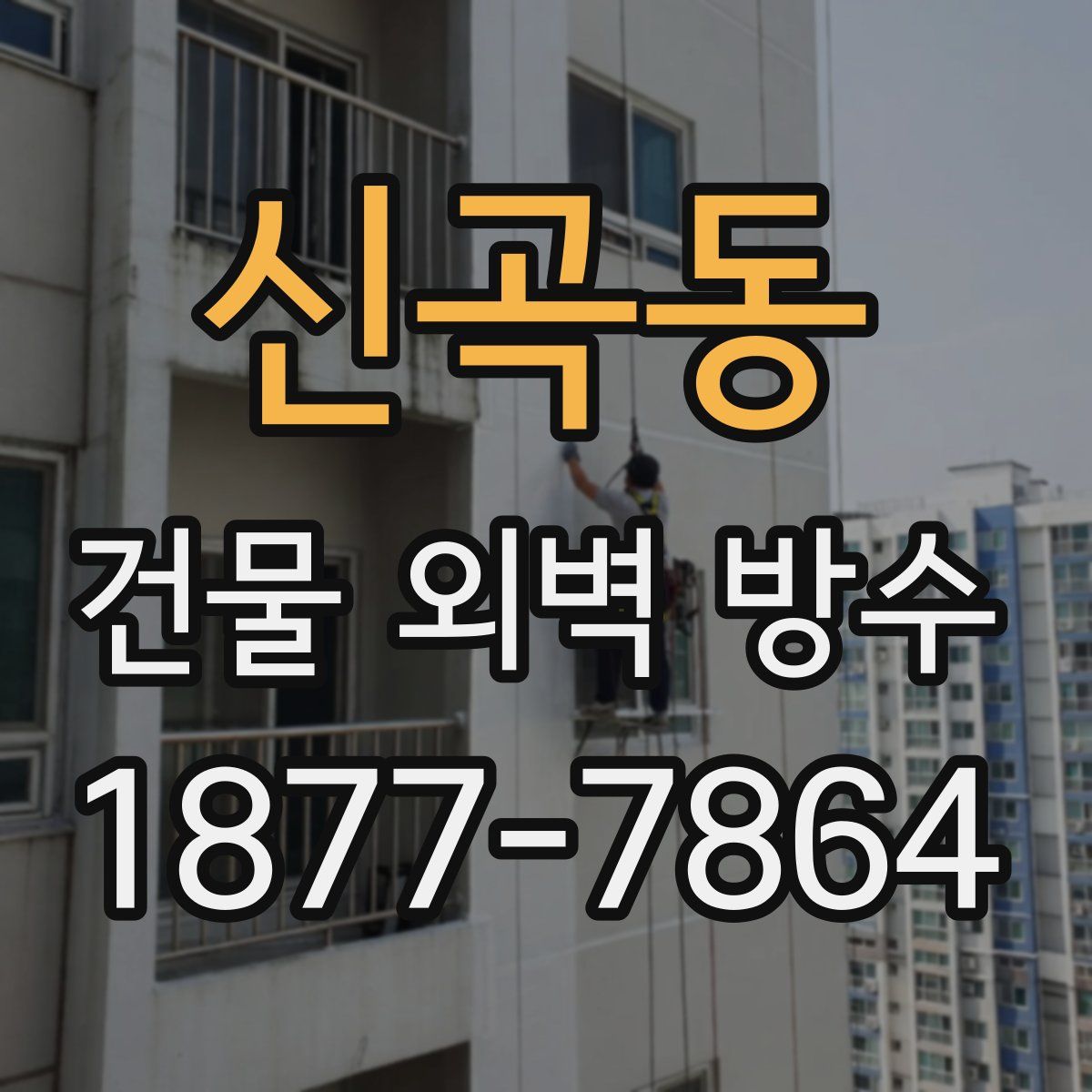 신곡동 건물 외벽 방수