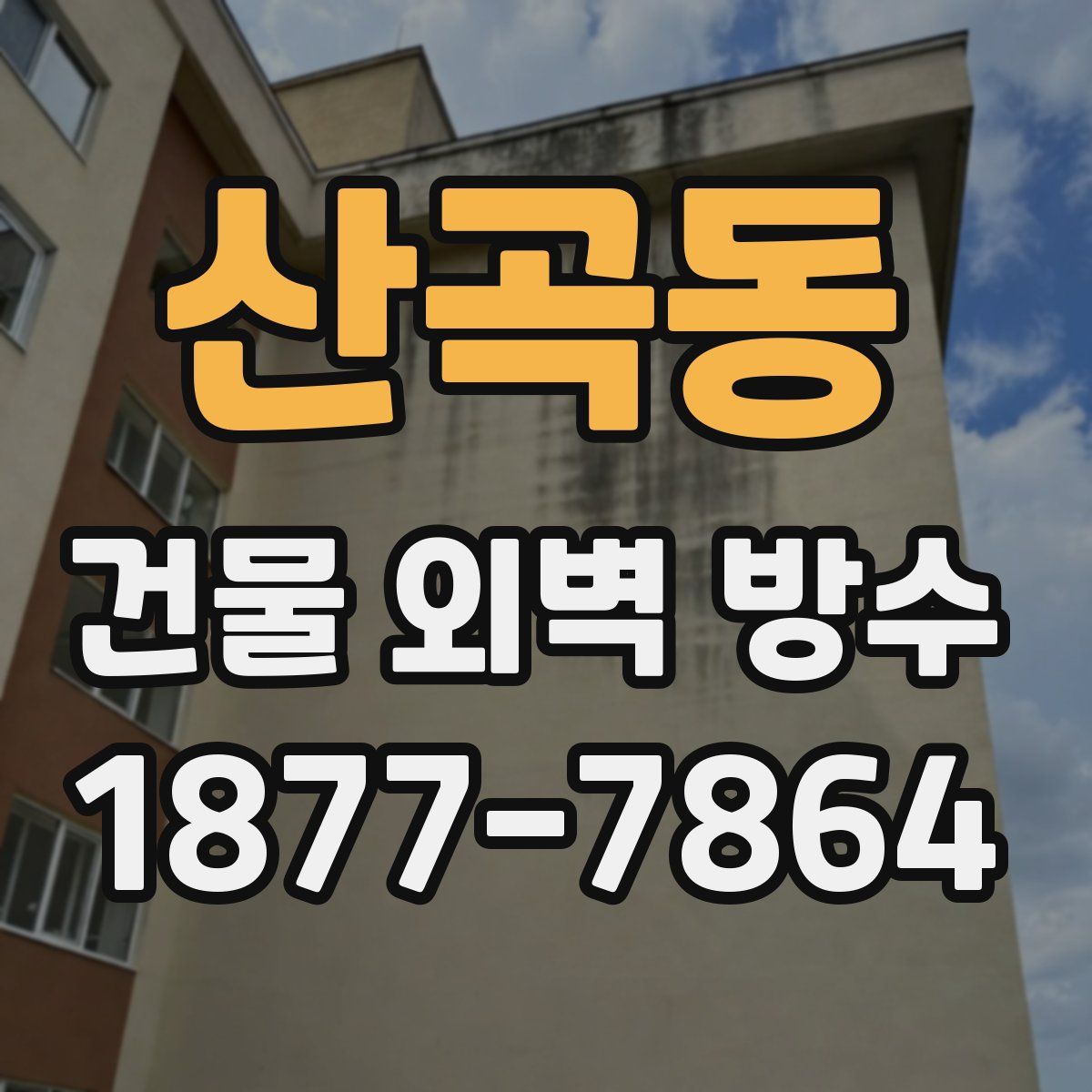 산곡동 건물 외벽 방수