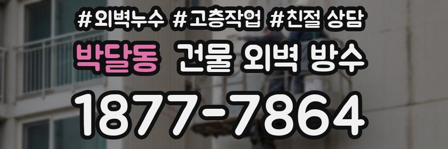 박달동 건물 외벽 방수
