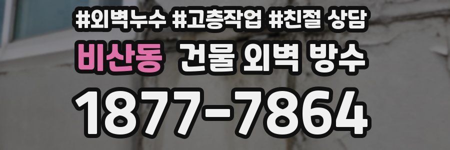비산동 건물 외벽 방수