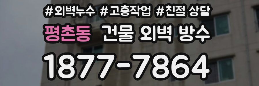 평촌동 건물 외벽 방수