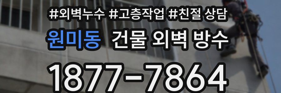 원미동 건물 외벽 방수