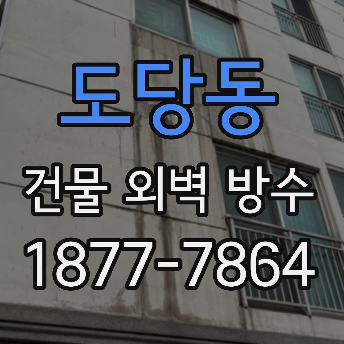 도당동 건물 외벽 방수