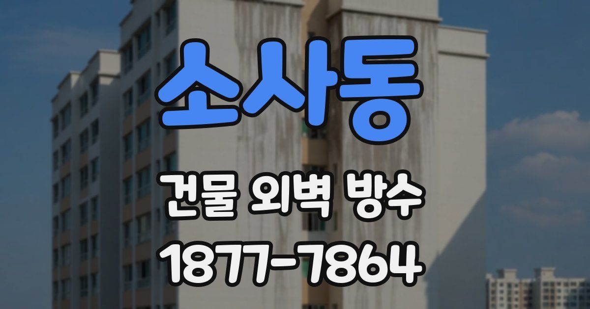 소사동 건물 외벽 방수