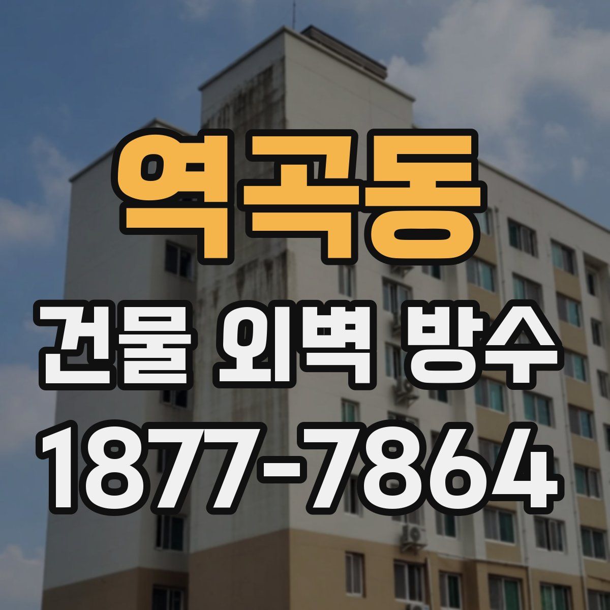 역곡동 건물 외벽 방수