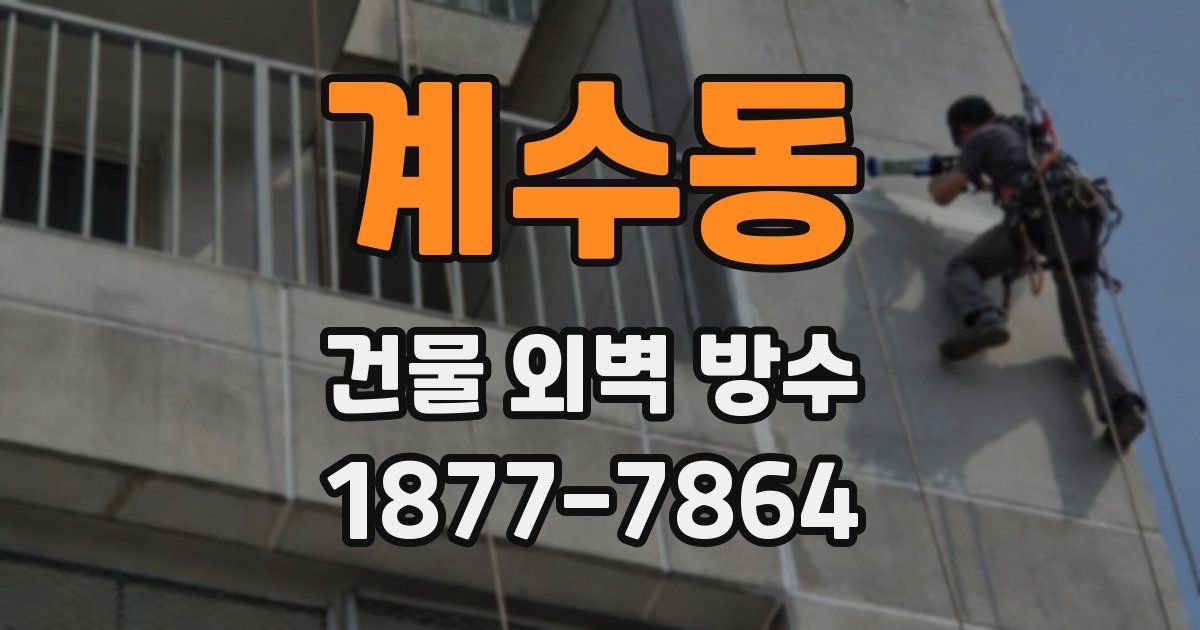 계수동 건물 외벽 방수