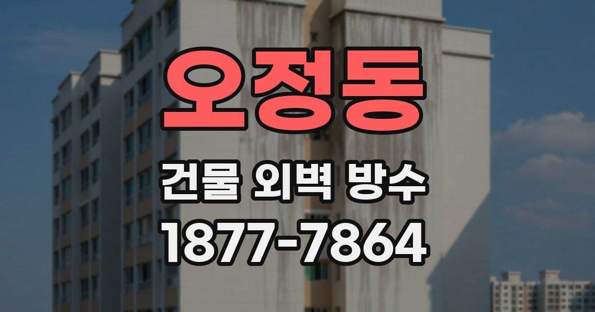 오정동 건물 외벽 방수
